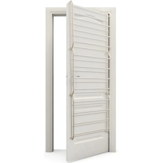 WDMT Schoenenrek voor aan de deur 52 x 180 x 17 cm wit 3192393 large