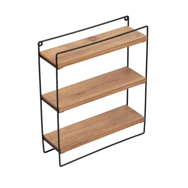 WDMT Metalen wandrek voorzien van 3 wandplanken 3192476 large