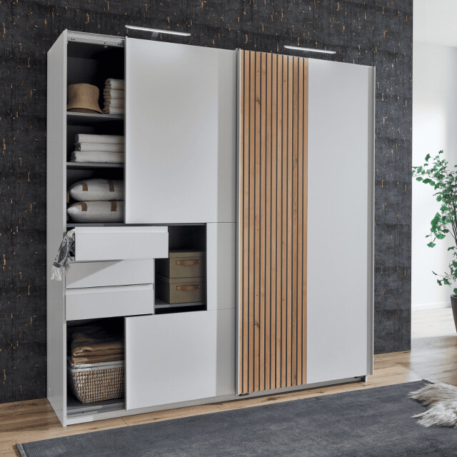 CaliCosy Kast 2 schuifdeuren met 3 laden l180 cm coburg 3192247 large