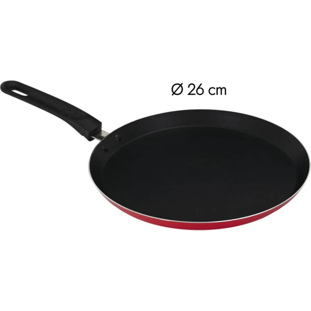WDMT Rode pannenkoekenpan ø 26 cm rood 3192386 large
