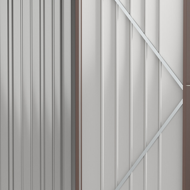 4goodz Outsunny stalen tuinkast balkonkast 100x103x160 cm - 3192327 large