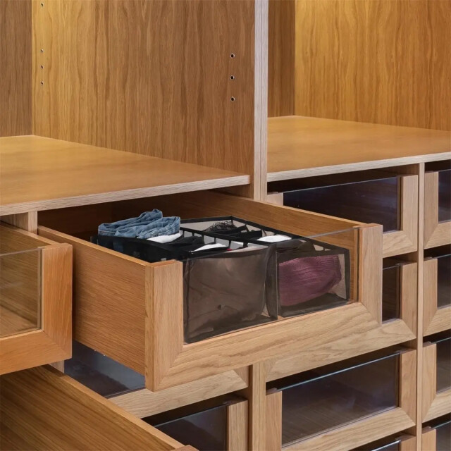 WDMT Kast organizer opbergsysteem 7 vakken zwart 3192390 large