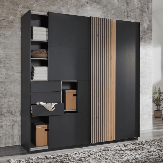 CaliCosy Kast 2 schuifdeuren met 3 laden l180 cm coburg 3192248 large