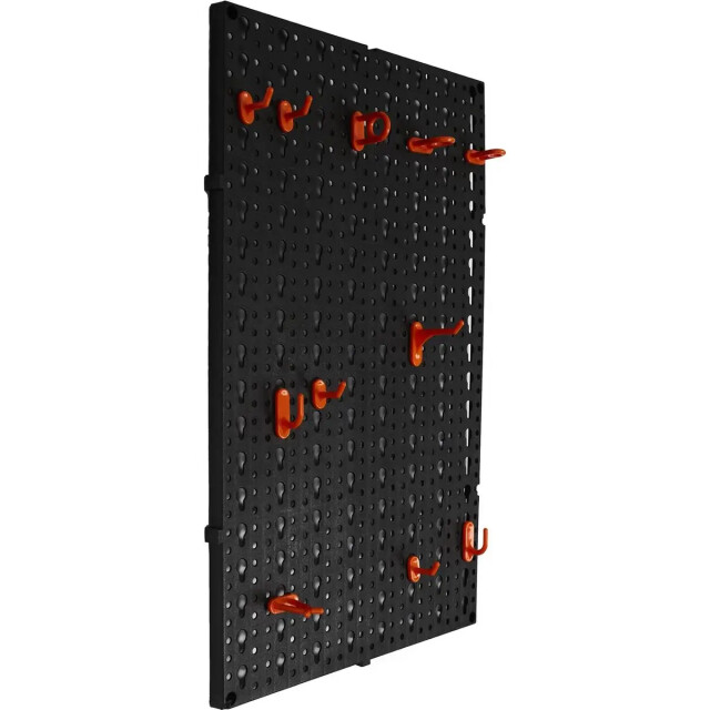 WDMT Gereedschapshouder voor in garage inclusief bevestigingsmaterialen zwart 3192389 large