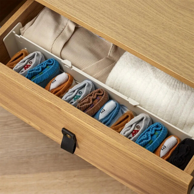 WDMT Witte uitschuifbare lade organizer 2 stuks 3192392 large