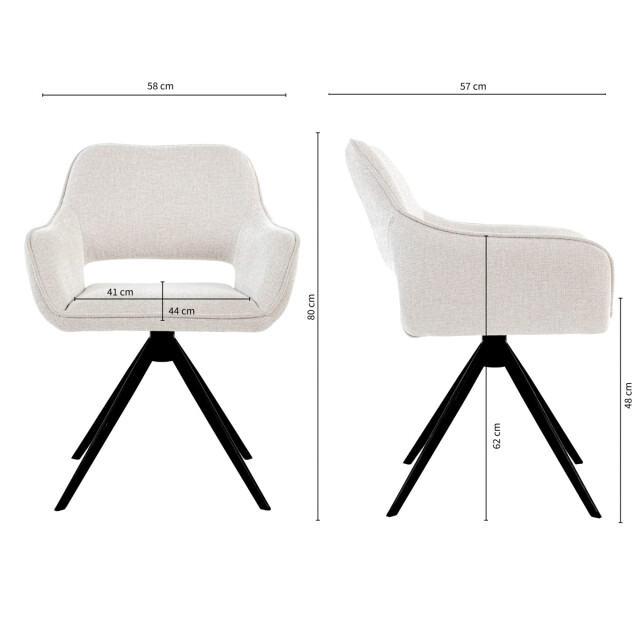 Kick Collection Kick eetkamerstoel miyo - 2637055 large
