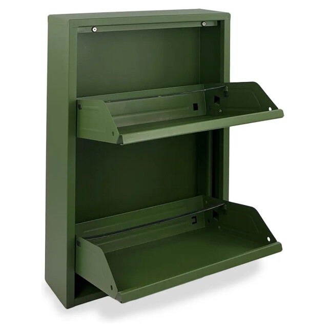 WDMT Schoenenkast 2 deurs olijf groen 3192410 large