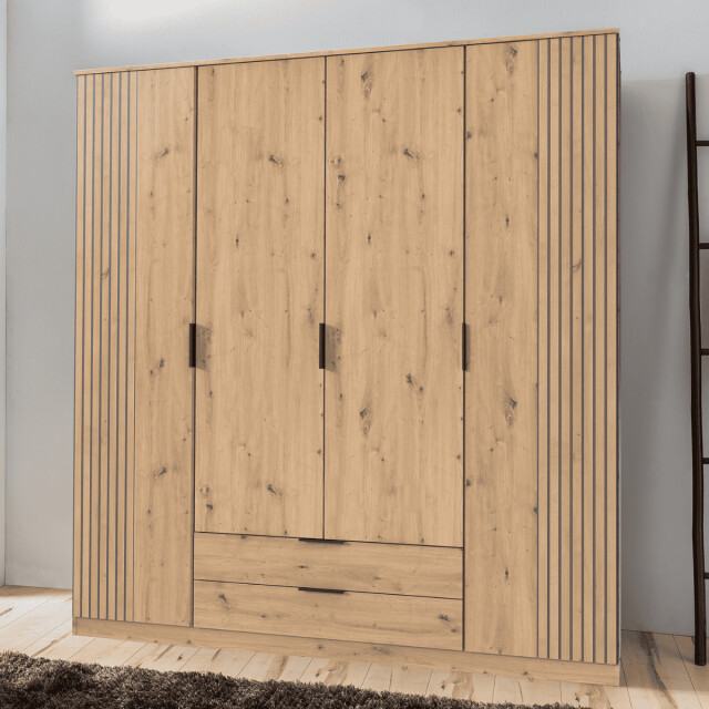 CaliCosy Kast 4 draaideuren en 2 laden l180 cm luebeck 3192254 large