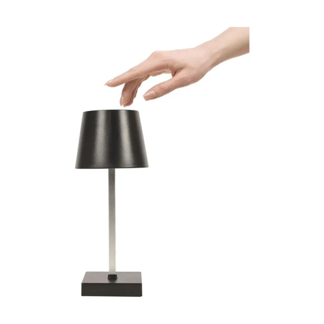 WDMT Moderne led tafellamp met touch functie zwart 3192493 large