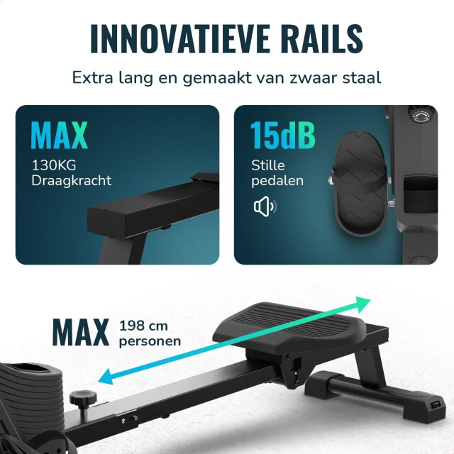 Mirlux Roeiapparaat 16 weerstandniveaus lcd monitor 3083749 large