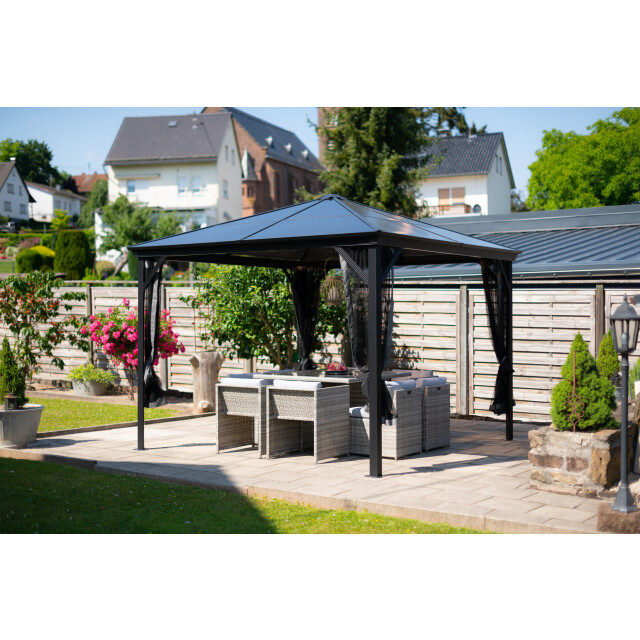 Sojag Aluminium paviljoen verona 1010 met klamboe 298x298x260 cm 3192318 large
