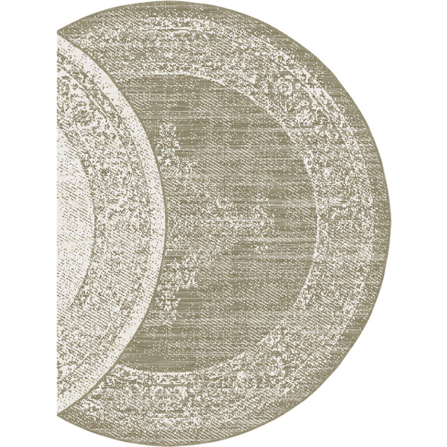 Muratap Brussels vintage buitenkleed – rond indoor & outdoor vloerkleed – tuinkleed, 3192541 large