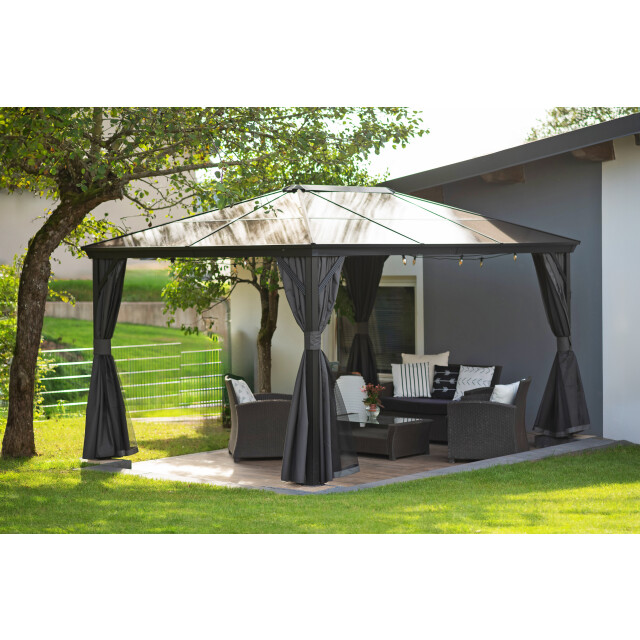 Sojag Aluminium paviljoen verona 1014 met klamboe 298x423x261 cm 3192319 large