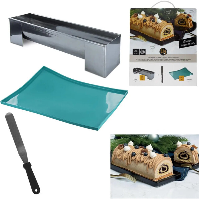 WDMT Complete cakevorm set met spatel en siliconen bakplaat 3192519 large