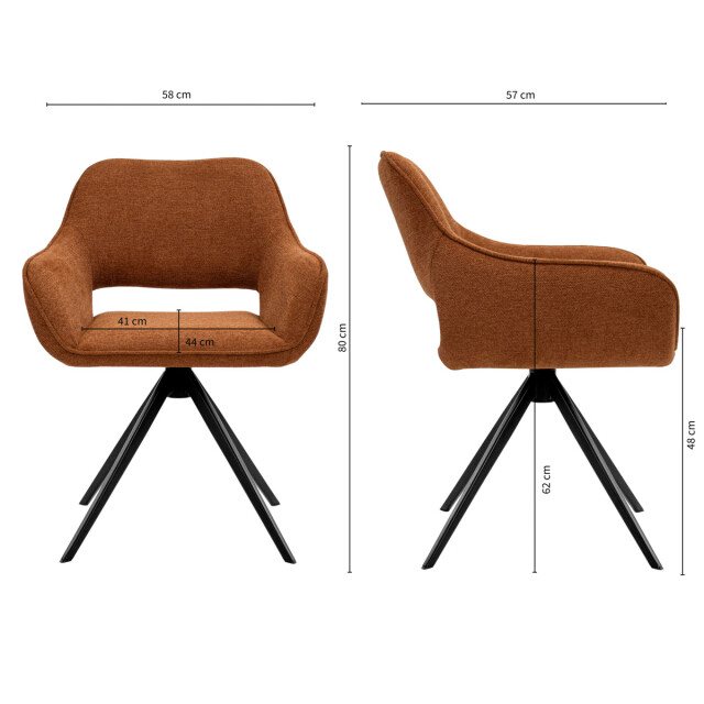 Kick Collection Kick eetkamerstoel miyo - 2933815 large