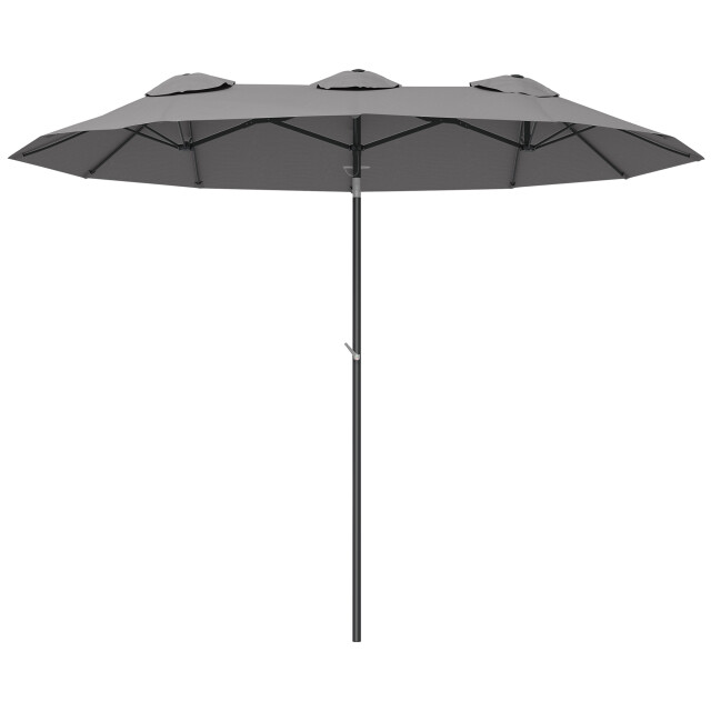 4goodz Outsunny duo-parasol 295x152 cm brede parasol - 3192599 large