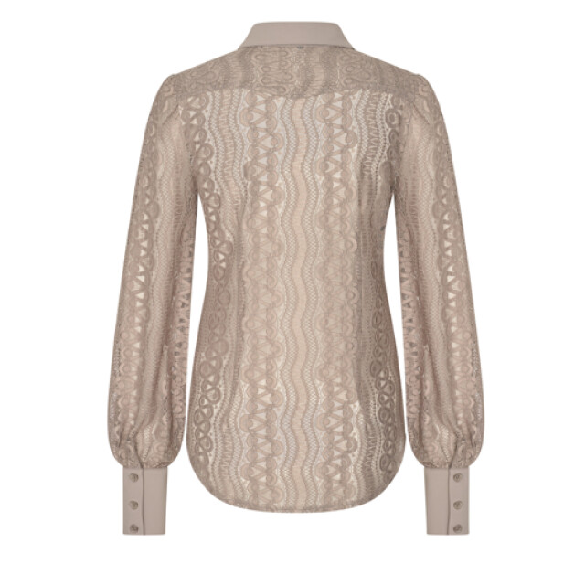 Mi Piace Lace blouse 202352- 202352 taupe large