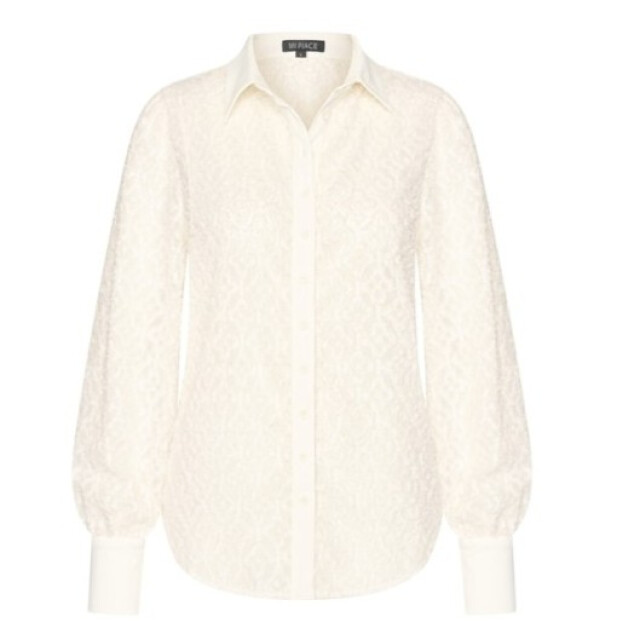 Mi Piace 202559 ausbrenner blouse offwhite 202559offwhite large