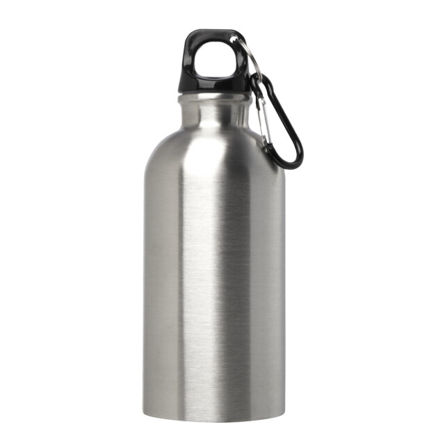 Floso Roestvrijstalen enkelwandige waterfles 400ml UTPF4729_silver large