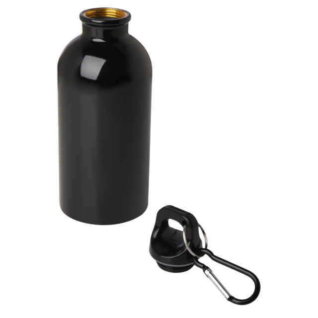 Floso Roestvrijstalen enkelwandige waterfles 400ml UTPF4729_solidblack large