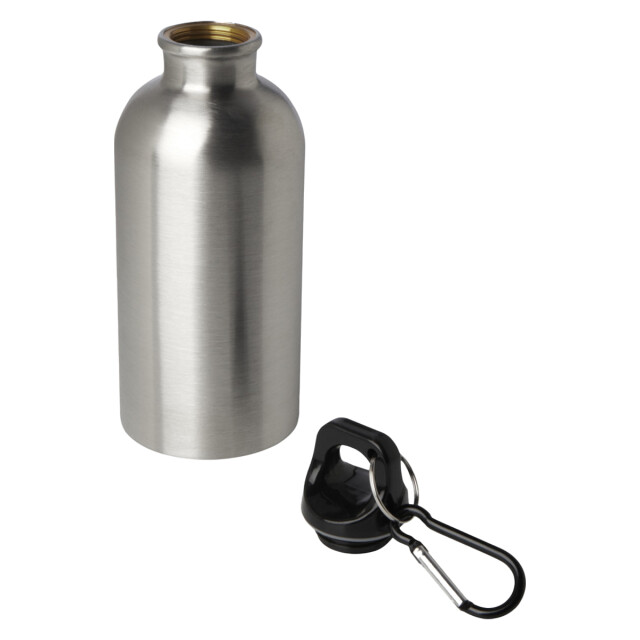 Floso Roestvrijstalen enkelwandige waterfles 400ml UTPF4729_silver large