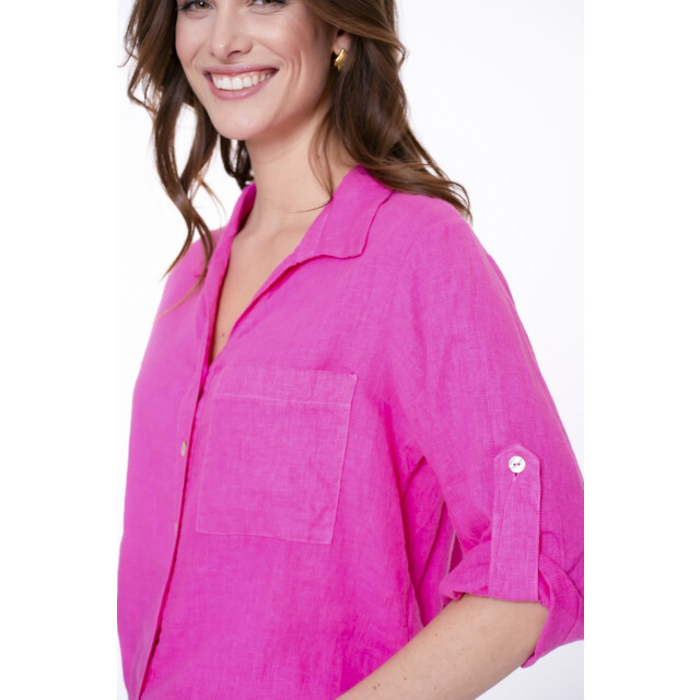 Geisha Blouse linen with string at bottom - 4319.60.0003 large