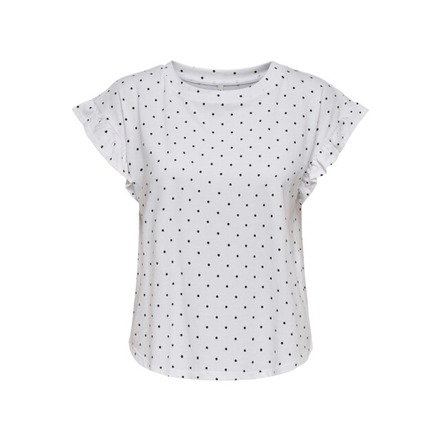 Only Onlgrape ss frill o-neck top jrs dessin 4339.09.0052 large