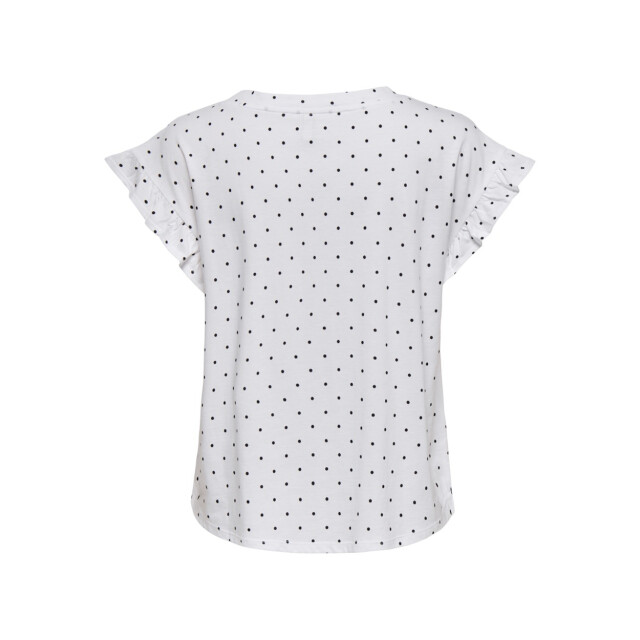 Only Onlgrape ss frill o-neck top jrs dessin 4339.09.0052 large