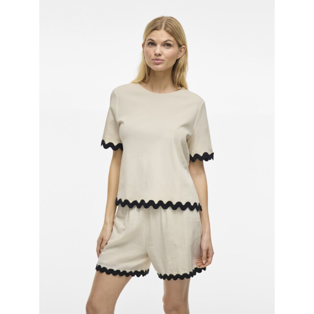 Vila Vicalisa o-neck 24 top ecru 4339.03.0011 large