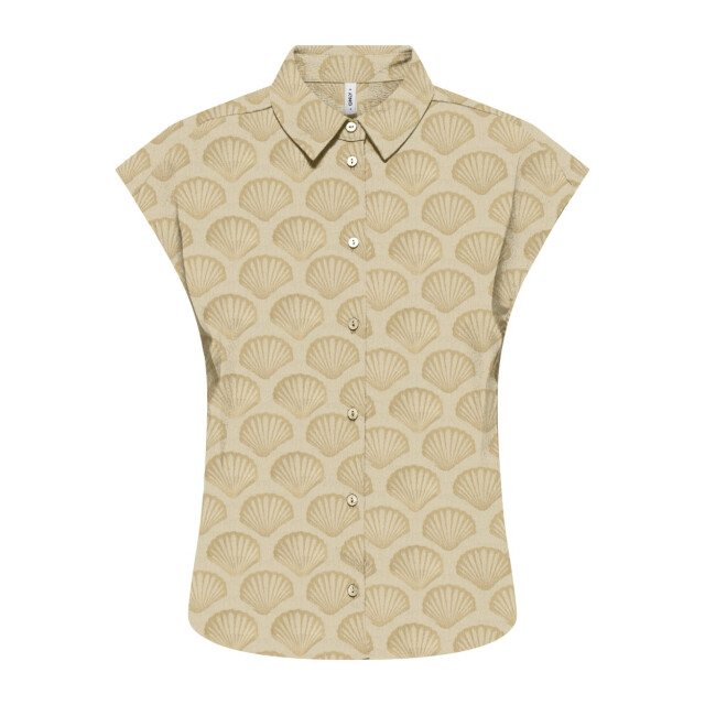 Only Onlnova life vis ss clay shirt aop zand dessin 4379.06.0025 large