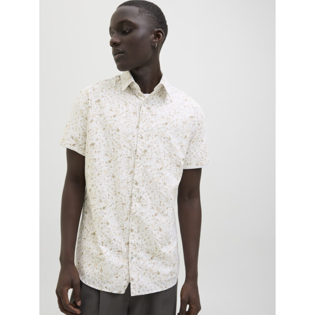 Jack & Jones Jprblasummer print ss shirt sn zand dessin 5319.06.0002 large