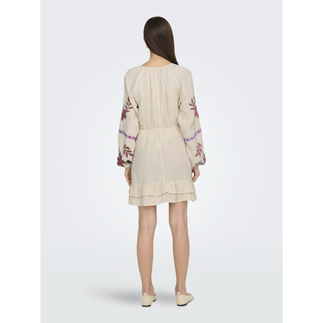 Only Onlblake life ls emb dress wvn beige 4409.05.0001 large