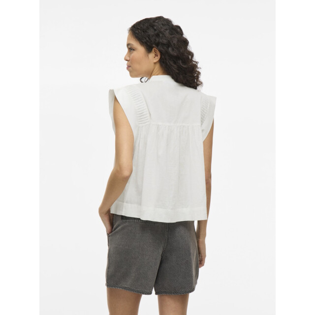 Vila Vikatinka sl short shirt off-white 4382.02.0020 large