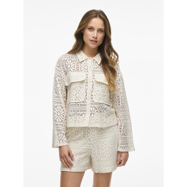 Vila Vimerinda crochet ls cardiganbfs ecru 4249.03.0007 large