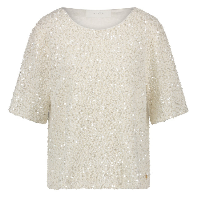 Nukus Octavia top paillet off-white 4382.02.0127 large