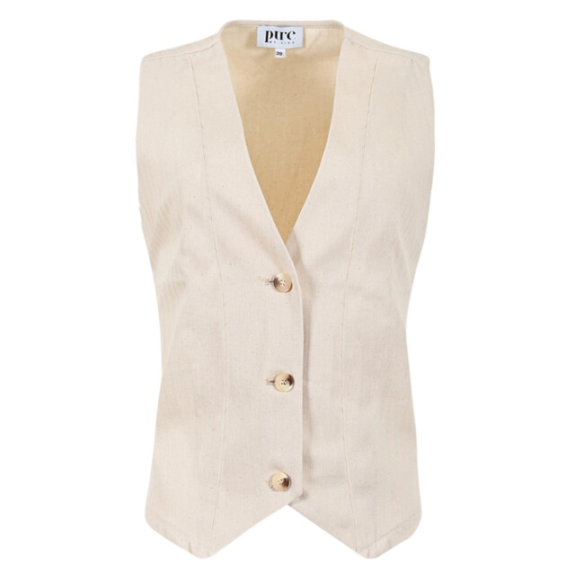 Zizo Rowani gilet sp25.rwi.014 coconut milk SP25.RWI.014 large