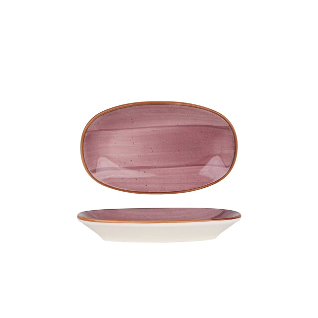 Bonna Serveerschaal aura blackberry porselein 15x8.5 cm set van 2 3069963 large