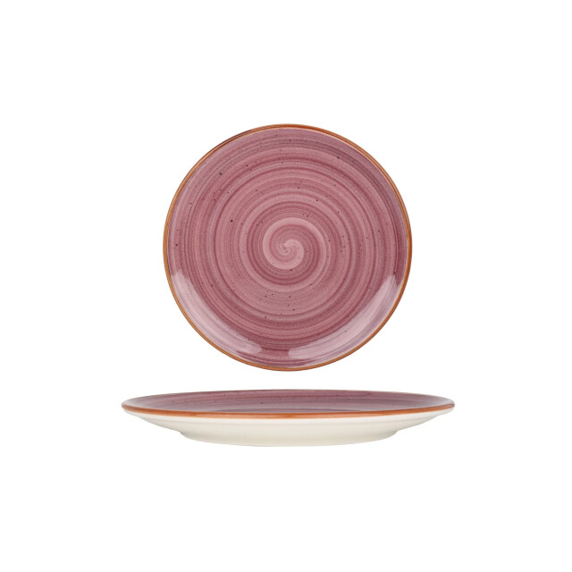 Bonna Dessertbord aura blackberry porselein 21 cm set van 6 3192569 large