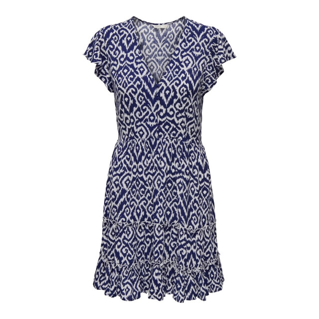 Only Onlclaudette life ss mini dress wvn noos dessin 4409.39.0003 large