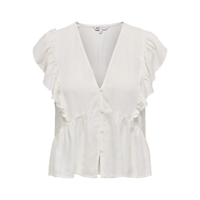 Only Onlrian flonce ss top wvn off-white 4382.02.0086 large