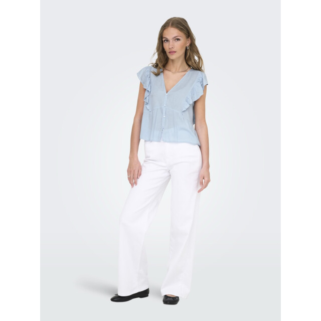 Only Onlrian flonce ss top wvn licht 4382.31.0041 large