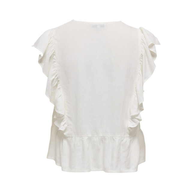 Only Onlrian flonce ss top wvn off-white 4382.02.0086 large