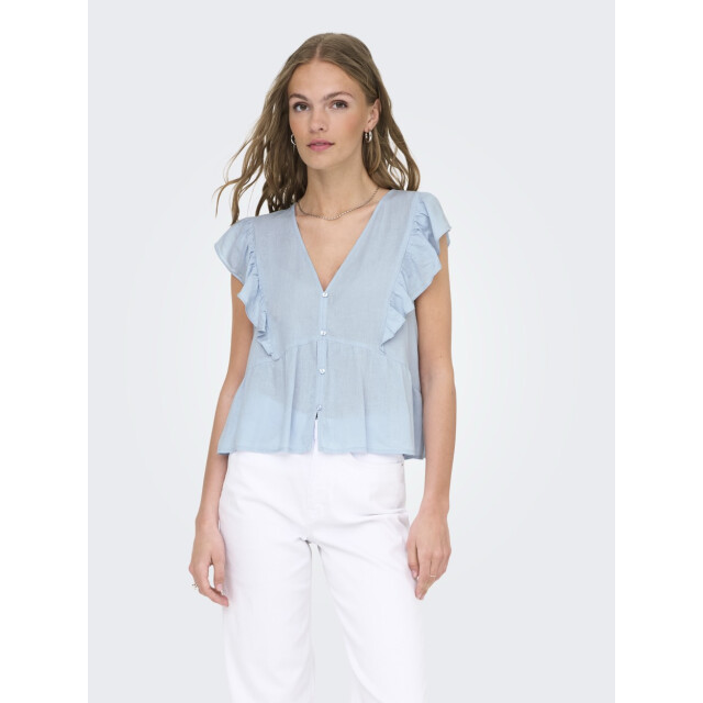 Only Onlrian flonce ss top wvn licht 4382.31.0041 large