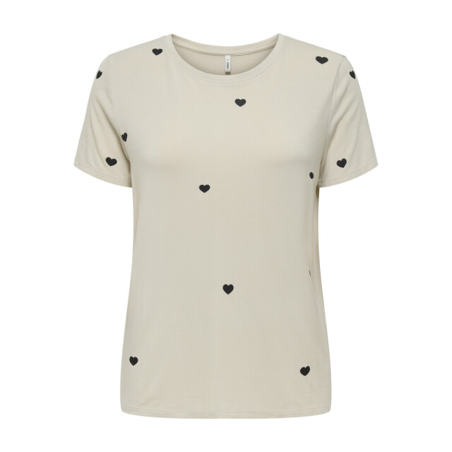 Only Onlkarli ss reg o-neck heart top cs jrs kit 4339.07.0036 large