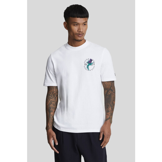 Lyle and Scott Thistle flora print t-shirt 100.00.1000 large