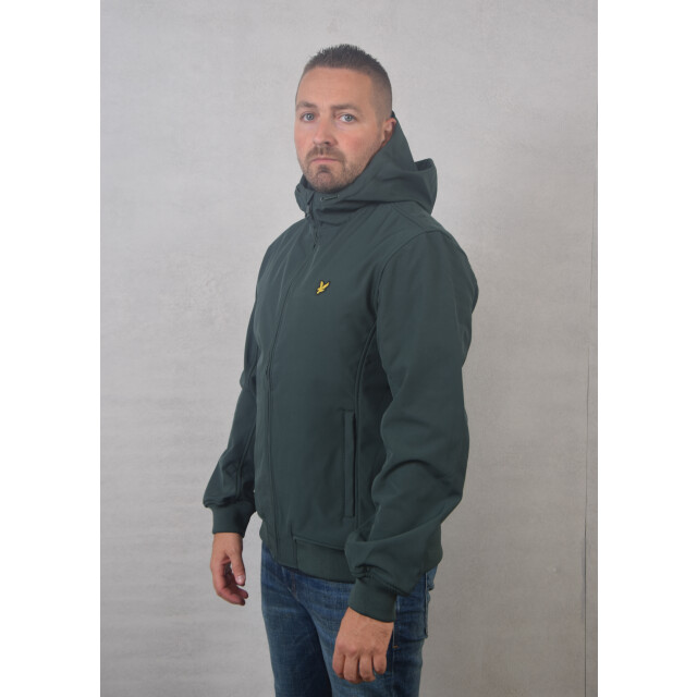 Lyle and Scott Fleece back softshell jacket 142.40.0033 large