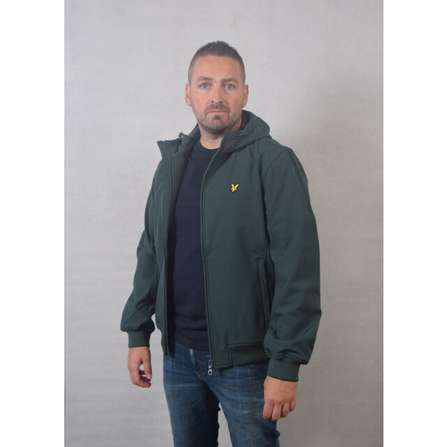 Lyle and Scott Fleece back softshell jacket 142.40.0033 large
