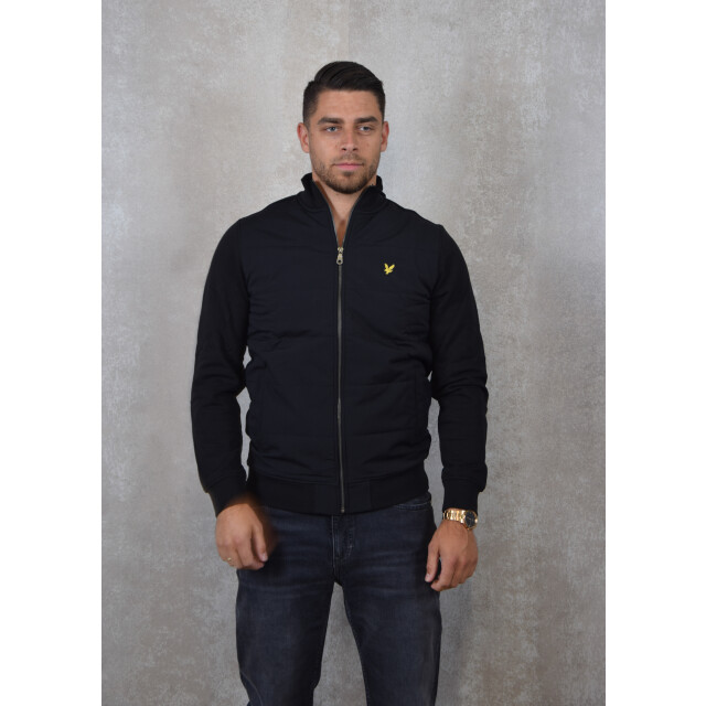 Lyle and Scott Hybrid baffled track jacket 133.10.0084 large