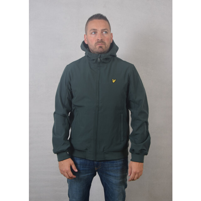 Lyle and Scott Fleece back softshell jacket 142.40.0033 large
