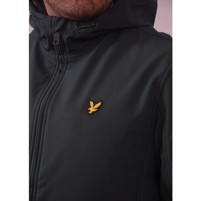 Lyle and Scott Fleece back softshell jacket 142.40.0033 large